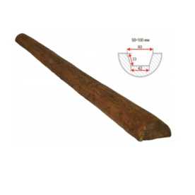 Полубревно декоративное Arno decor рустик, 50х100мм Дуб, длина 3 метра