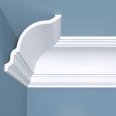 Карниз под покраску из полистирола Bello Deco K22 (120х120х2000 мм)