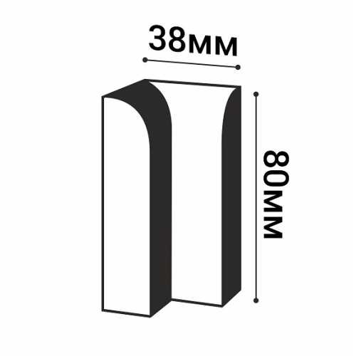 Фото Угол внутренний П16 (1 уп - 2 шт)