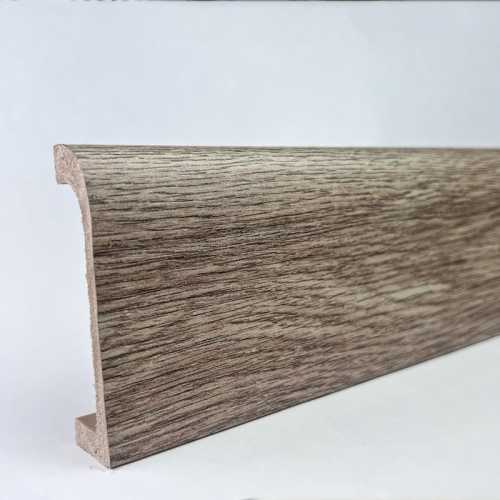 Фото Плинтус напольный Bello Deco Орех Тосканы (80х19х2000)