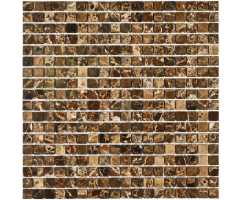 Мозаика из натурального камня Bonaparte Ferato 15 slim POL 15х15 (305х305х4 мм)