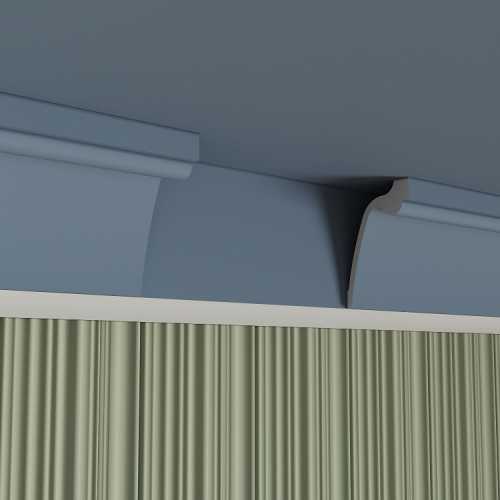 Фото Карниз под покраску Cosca KX066 из экополимера (90х60х2000 мм)