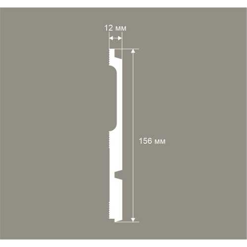 Фото Стеновая панель Cosca RP020 экополимер (156 × 12 × 2800 мм)