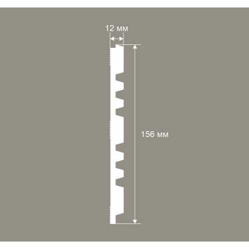 Фото Стеновая панель Cosca RP021 экополимер (156 × 12 × 2800 мм)