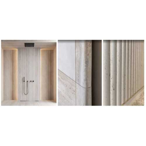 Фото Гибкий камень Decaro WallPanels Flex Stone D1012 Ocean Travertin Tivoli (1 шт= 2.88 м2)