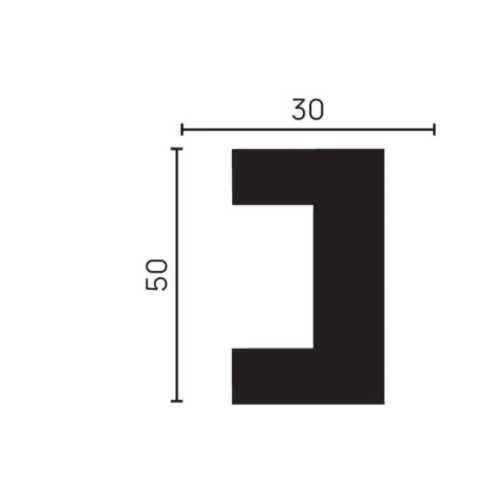 Фото Рейка молдинг Decor Dizayn 613-64SH (30х50х3000)