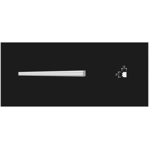 Фото Молдинг под покраску Decor Dizayn DD627 из полистирола (15х13х2000 мм)