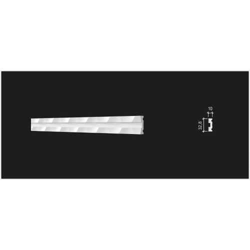 Фото Молдинг под покраску Decor Dizayn DD636 из полистирола (32.8х10х3000 мм)