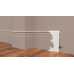 Маленькое фото Плинтус напольный Decor Dizayn DD726 под покраску, белый (202*16*2000)