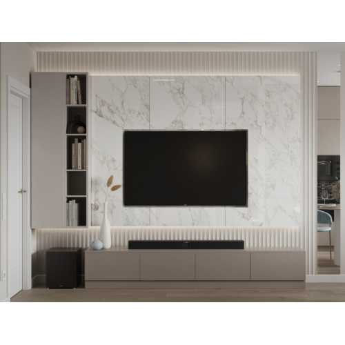 Фото Декоративная панель HIWOOD LV138 LONG NP под покраску (120 × 12 × 3000 мм)