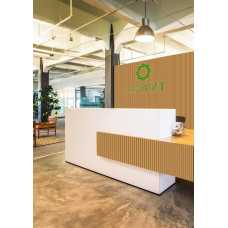 Декоративная панель HIWOOD LV139 G365 Желтая (120 × 12 × 2700 мм)