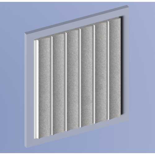 Фото Декоративная панель HIWOOD LV125 GR5 (120 × 12 × 2700 мм)