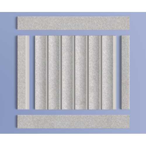 Фото Декоративная панель HIWOOD LV125 GR5 (120 × 12 × 2700 мм)