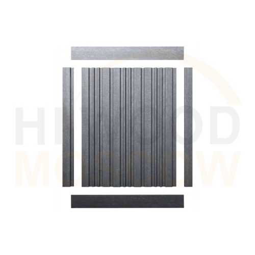 Фото Декоративная панель HIWOOD Серый LV123 S381A (120 × 12 × 2700 мм)
