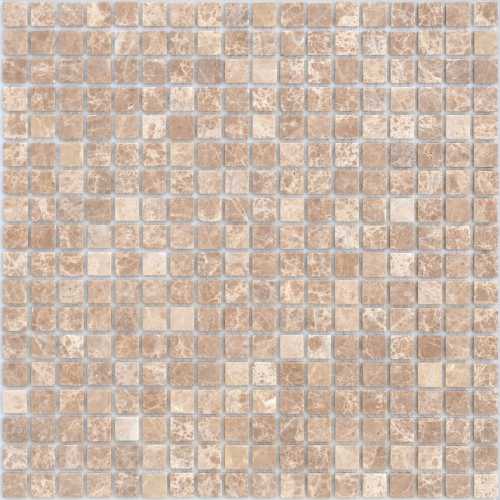 Фото Мозаика из натурального камня Caramelle Emperador Light MAT 15х15 (305х305х4 мм)