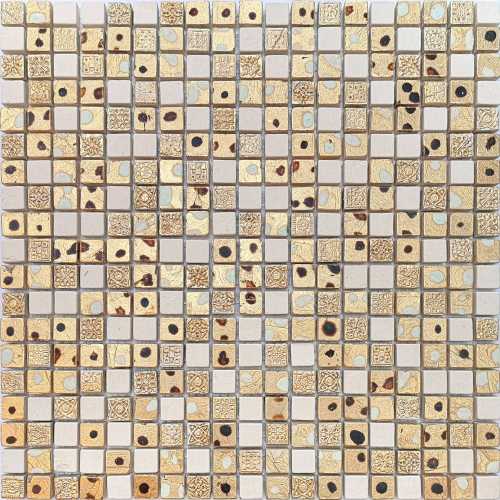 Фото Мозаика стеклянная Caramelle Antichita Classica-10, 15х15 (310х310х8 мм)