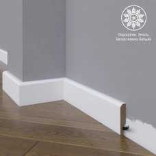 Белый плинтус напольный МДФ Madest Decor 19-054-10 крашеный (54х10х2400 мм) Белый плинтус напольный МДФ Madest Decor 19-054-10 крашеный (54х10х2400 мм)