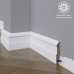 Маленькое фото Белый плинтус напольный МДФ Madest Decor 26-083-16 крашеный (83х16х2400 мм)