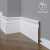 Плинтус напольный под покраску 07-120-16 Madest Decor MDF (120х16х2400 мм)