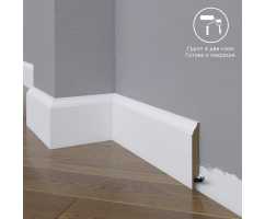 Плинтус напольный под покраску 16-083-16 Madest Decor MDF (83х16х2400 мм) Плинтус напольный под покраску 16-083-16 Madest Decor MDF (83х16х2400 мм)