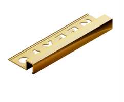 Профиль для плитки внешний латунь 10 мм Neexy PVL31-01 Полированная, 2.7 метра