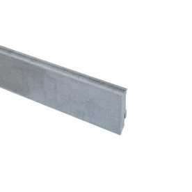 Плинтус напольный, широкий, композитный Neuhofer Holz Серый K02110L 714472, 59х17 мм