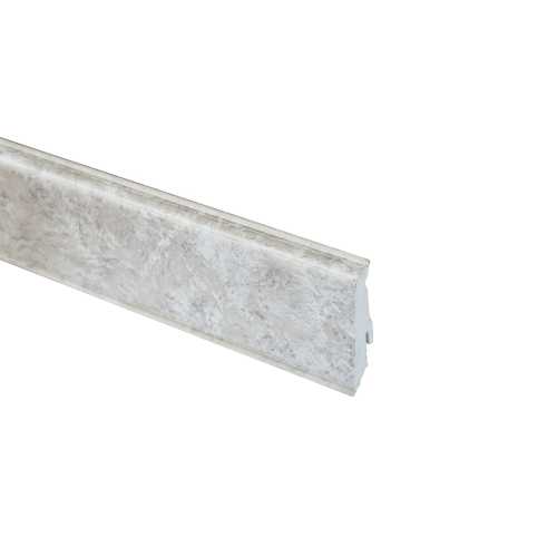 Фото Плинтус напольный, широкий, композитный Neuhofer Holz Серый мрамор K02110L 714473, 59х17 мм