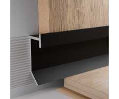 Теневой плинтус Pro Design Slim Led 9388 Черный Муар (26.8*9*2700) Теневой плинтус Pro Design Slim Led 9388 Черный Муар (26.8*9*2700)