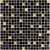 Мозаика стеклянная Bonaparte Classik night 15х15 (300х300х8 мм)