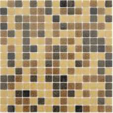 Мозаика стеклянная Caramelle Sabbia Albero (на сетке) 20х20 (327х327х4 мм)