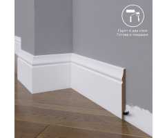 Плинтус напольный под покраску 04-100-10 Madest Decor MDF (100х10х2400 мм)