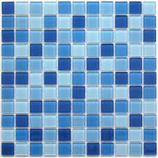 Мозаика стеклянная Bonaparte Navy blu 25х25 (300х300х4 мм) Мозаика стеклянная Bonaparte Navy blu 25х25 (300х300х4 мм)