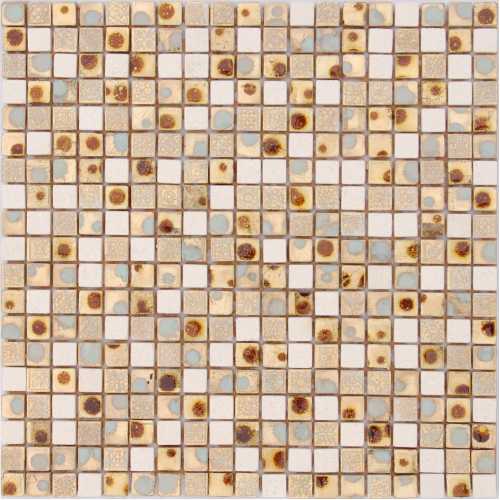 Фото Мозаика стеклянная Caramelle Antichita Classica-10, 15х15 (310х310х8 мм)