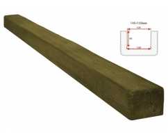 Балка декоративная из полиуретана Arno Decor Модерн 145х120мм Дуб болотный, длина 3м