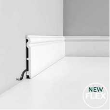 Плинтус гибкий, под покраску Orac decor SX138 Flex (138*15*2000) Плинтус гибкий, под покраску Orac decor SX138 Flex (138*15*2000)