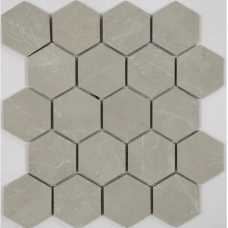 Мозаика из керамогранита Caramelle Nuvola grigio 37х64 (267х308х10 мм)