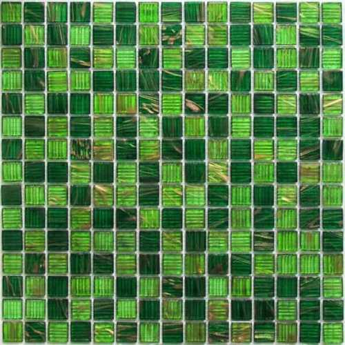 Фото Мозаика стеклянная Bonaparte Verde 20х20 (300х300х4 мм)