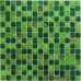 Маленькое фото Мозаика стеклянная Bonaparte Verde 20х20 (300х300х4 мм)