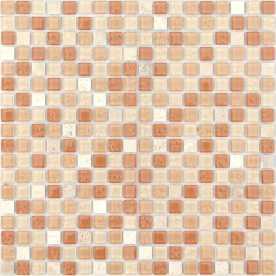 Мозаика стеклянная с камнем Caramelle Naturelle Olbia 15х15 (305х305х4 мм) Мозаика стеклянная с камнем Caramelle Naturelle Olbia 15х15 (305х305х4 мм)