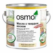 Масло Osmo бесцветное с твердым воском Original 3032 шелковисто-матовое (25 л)