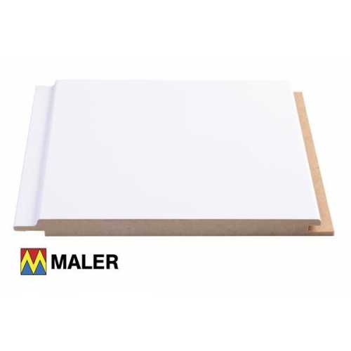Фото Потолочные панели Maler MDF Белый теплый 82200, 195 мм