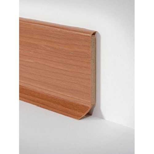 Фото Плинтус напольный, гибкий Dollken (Долкен) S60 Flex 260 Вишня 60x15х2575 (1уп=20 шт)
