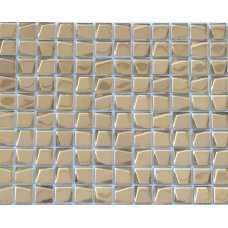 Мозаика стеклянная Caramelle Alchimia Aureo trapezio 20х20 (306х306х6 мм)