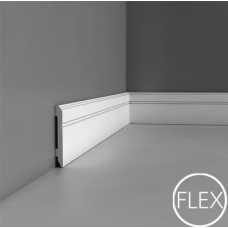 Плинтус гибкий, под покраску Orac decor SX105 Flex (111*13*2000) Плинтус гибкий, под покраску Orac decor SX105 Flex (111*13*2000)