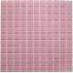 Мозаика стеклянная Bonaparte Pink glass 25х25 (300х300х4 мм)
