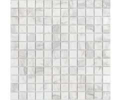 Мозаика из натурального камня Caramelle Dolomiti bianco POL 23х23 (298х298х4 мм)