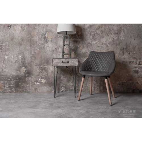 Фото Плитка ПВХ Vinilam Ceramo Stone Бетон 61606, 43 класс (940х470х8.0 мм)