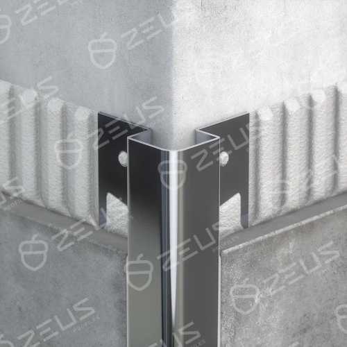 Фото Антивандальный профиль для керамической плитки ZCPR 12/37, длина 2700 мм